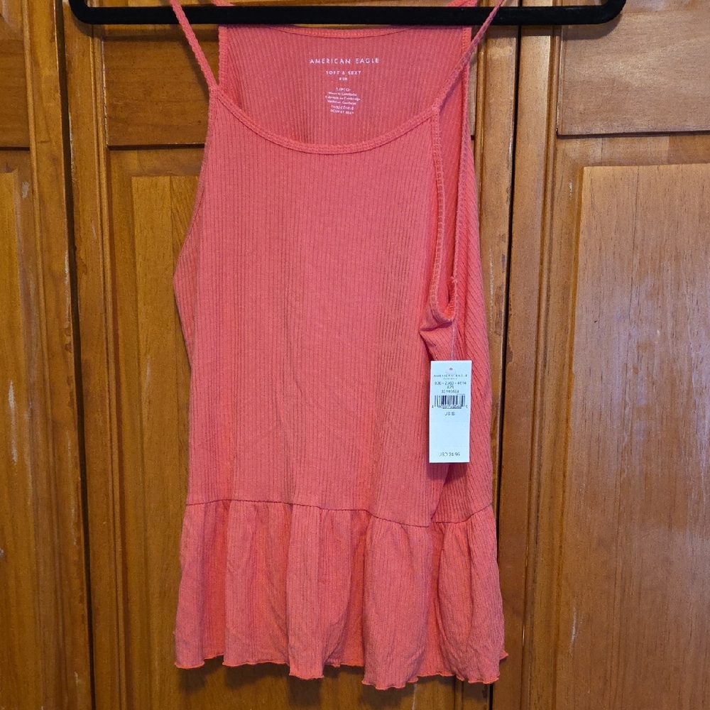 American Eagle Outfitters Coral Camisole Top